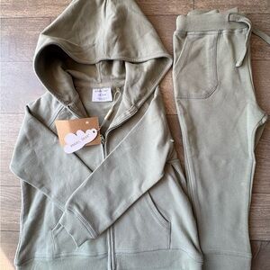 Angel Dear Sage Green Hoodie and Joggers Set